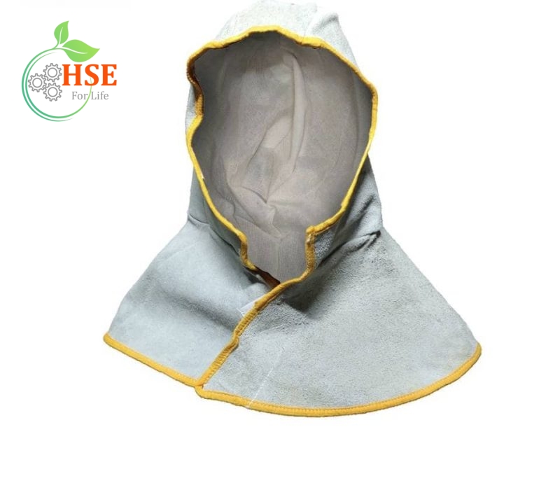 مقنعه جوشکاری چرمی نسوز