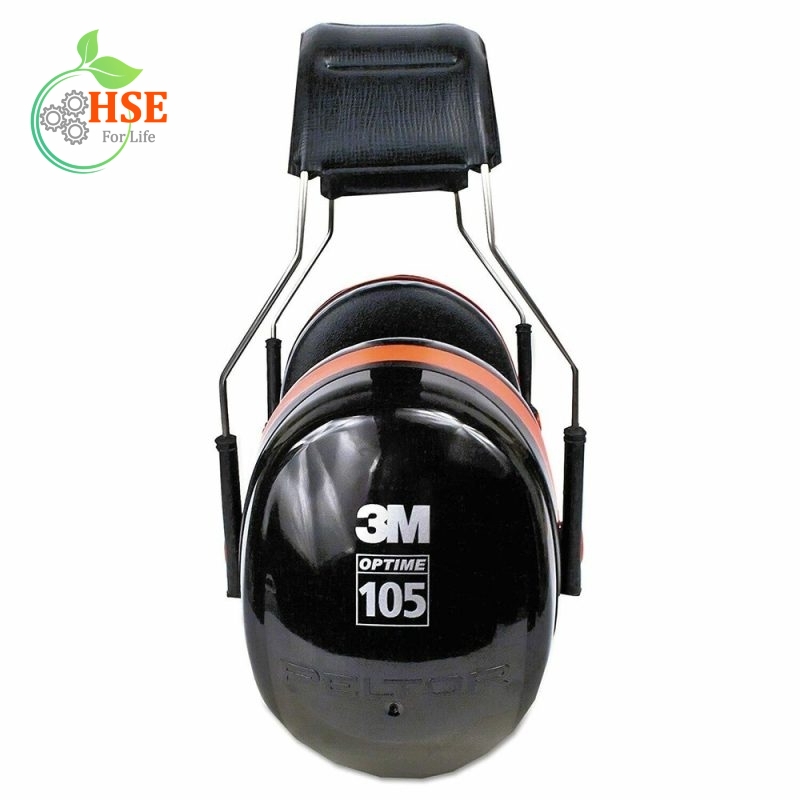 ایرماف 3M مدل H10 نصب شده روی کلاه ایمنی