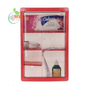 جعبه کمک های اولیه پلاستیکی قابل نصب بر روی دیوار