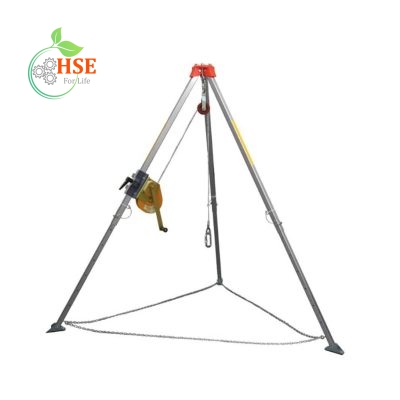 معرفی سه پایه نجات با وینچ و کابل فولادی 25 متری Pro