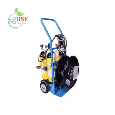 سیلندر یدکی سیستم تنفسی ارابه ای چرخ دار مدل RC4603 اسپاسیانی