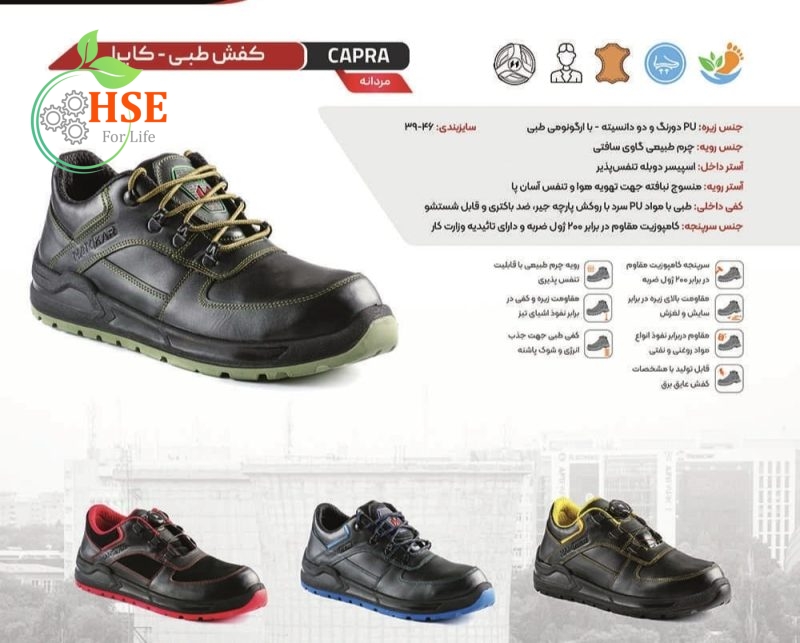 کفش ایمنی کاپرا اکولوژی