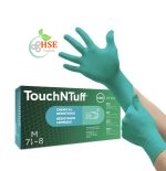 دستکش نیتریل انسل مدل Touch n tuff 92-600 بسته 100 عددی